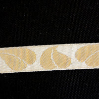 Thumbnail for Beige And Gold Embroidery Lace Trim, Approx. 16mm Wide