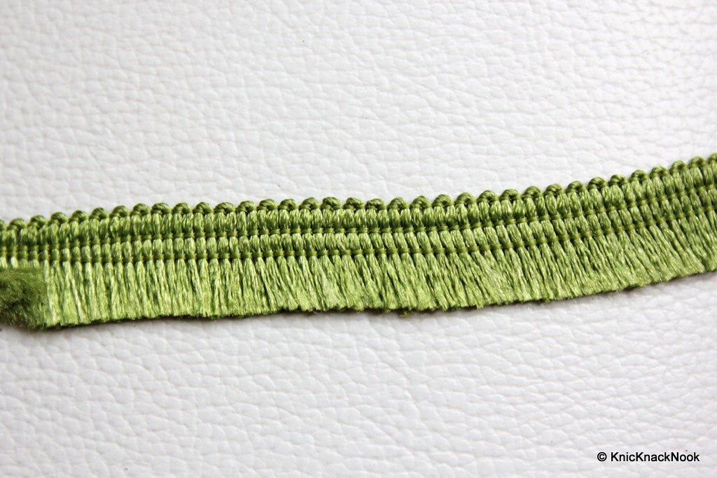 Wholesale Green Thread Tassels 9 Yards Trim, Approx. 15mm Wide