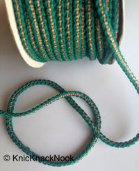 Thumbnail for Wholesale Purple / Light Green / Fuchsia Pink / Dark Brown / Blue / Teal / Light Brown / Black And Gold Thread Braid Trim