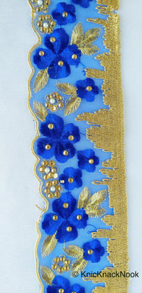 Thumbnail for Blue Tissue Fabric Trim