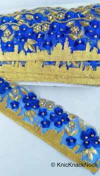 Thumbnail for Blue Tissue Fabric Trim