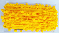 Thumbnail for Tangerine Yellow Pom Pom Fringe Trim, Pompom Trimming, Tassels