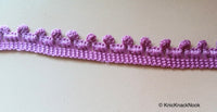 Thumbnail for Wholesale Purple 9 Yards Lace Trims 10mm Wide, Fringe Trimming, Decorative Fringe Tape