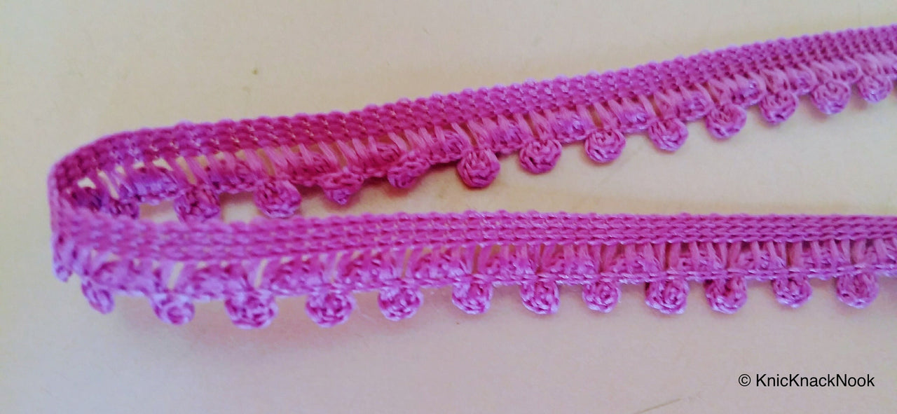 Wholesale Purple 9 Yards Lace Trims 10mm Wide, Fringe Trimming, Decorative Fringe Tape