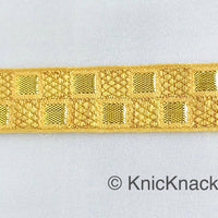 Thumbnail for Beige and Gold Jacquard Weaving Trim, Trim By 2 Yards, Craft Decorative Ribbon