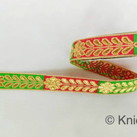 Thumbnail for Floral Jacquard Trim Decorative Trim Fashion Trim, Ribbon Sash, Indian Trim