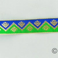 Thumbnail for Floral Jacquard Trim Decorative Trim Fashion Trim, Ribbon Sash, Indian Trim