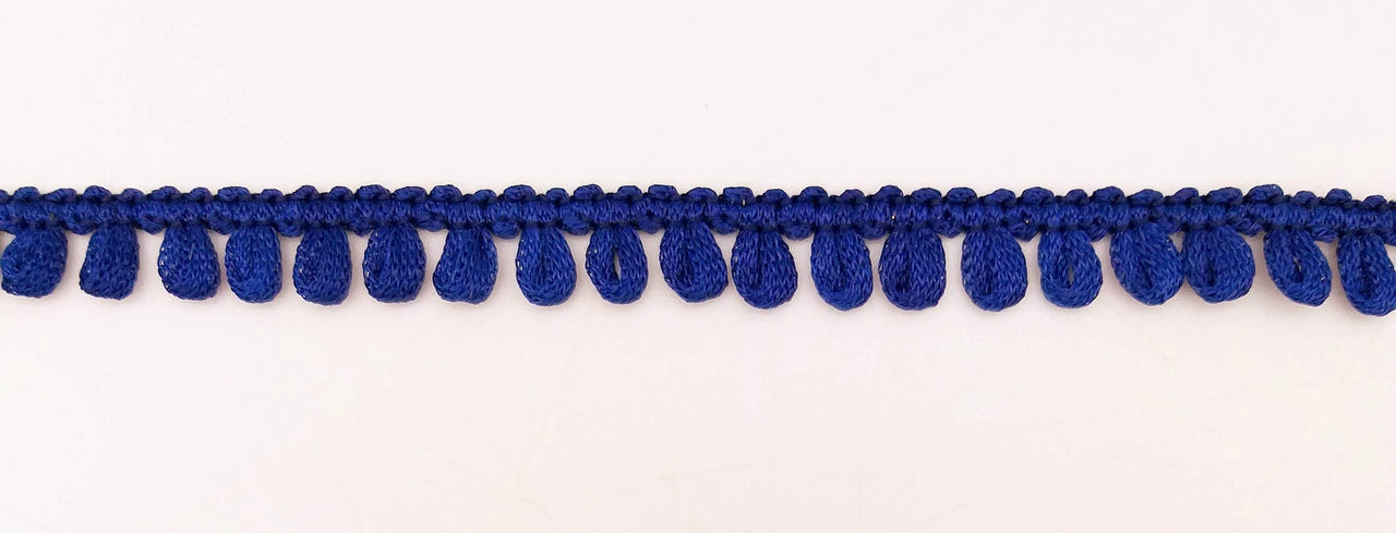 Dark Blue Thread Lace, 9 Yards, Embroidery Lace Trims