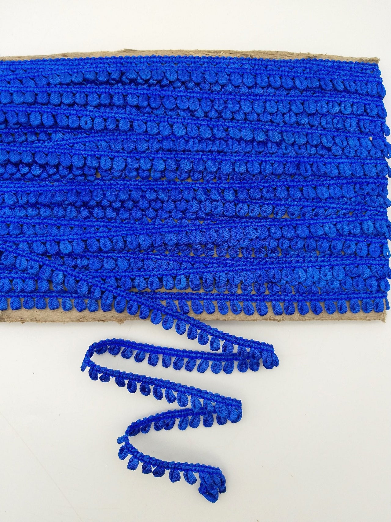 Royal Blue Thread Lace, 9 Yards, Embroidery Lace Trims