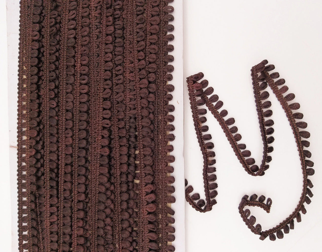 Brown Thread Lace, 9 Yards, Embroidery Lace Trims