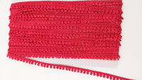 Thumbnail for Brick Red Thread Lace, 9 Yards, Embroidery Lace Trims