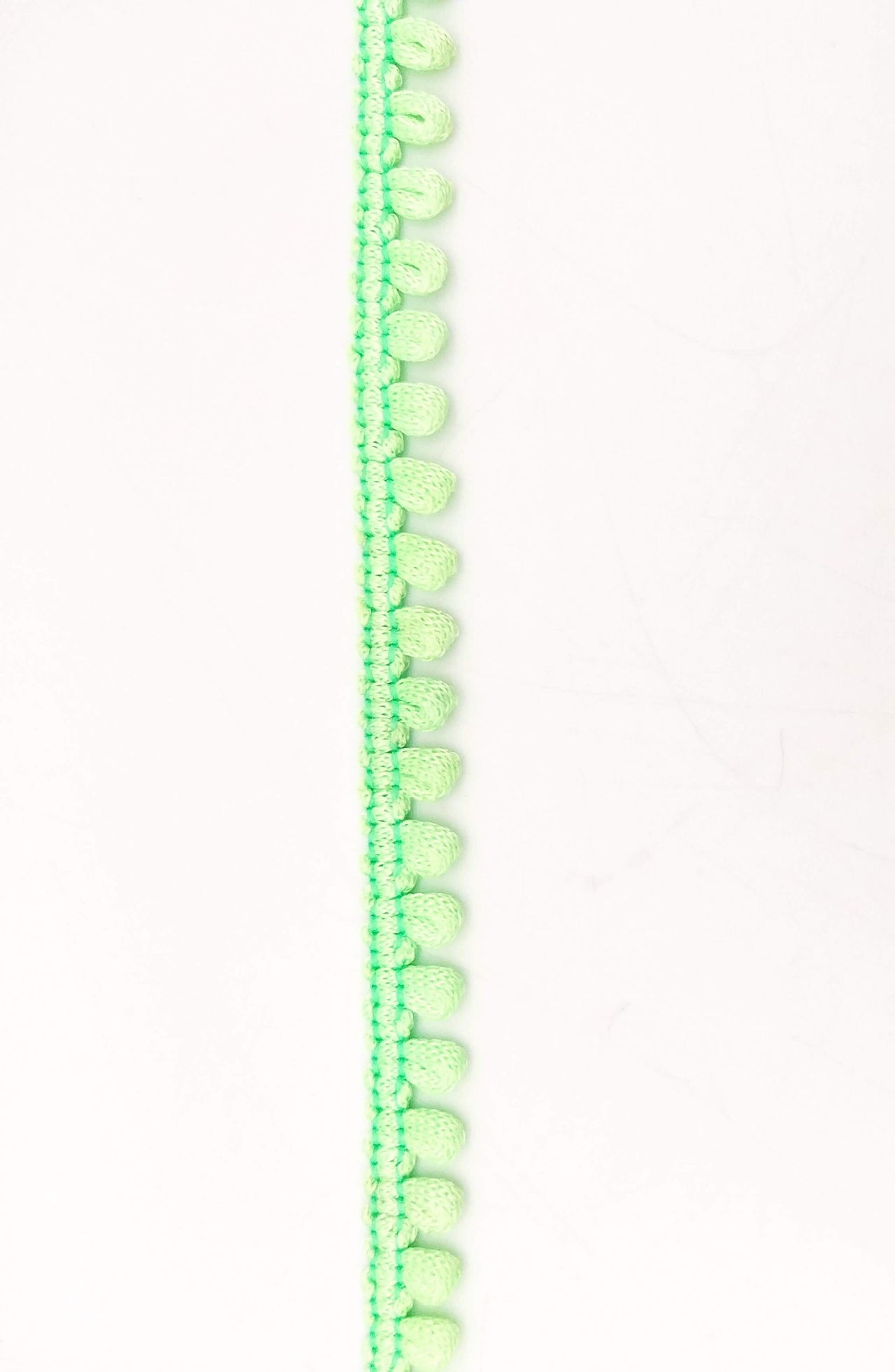 Reef Green Thread Lace, 9 Yards, Embroidery Lace Trims