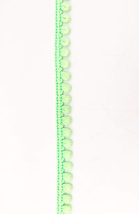 Thumbnail for Reef Green Thread Lace, 9 Yards, Embroidery Lace Trims