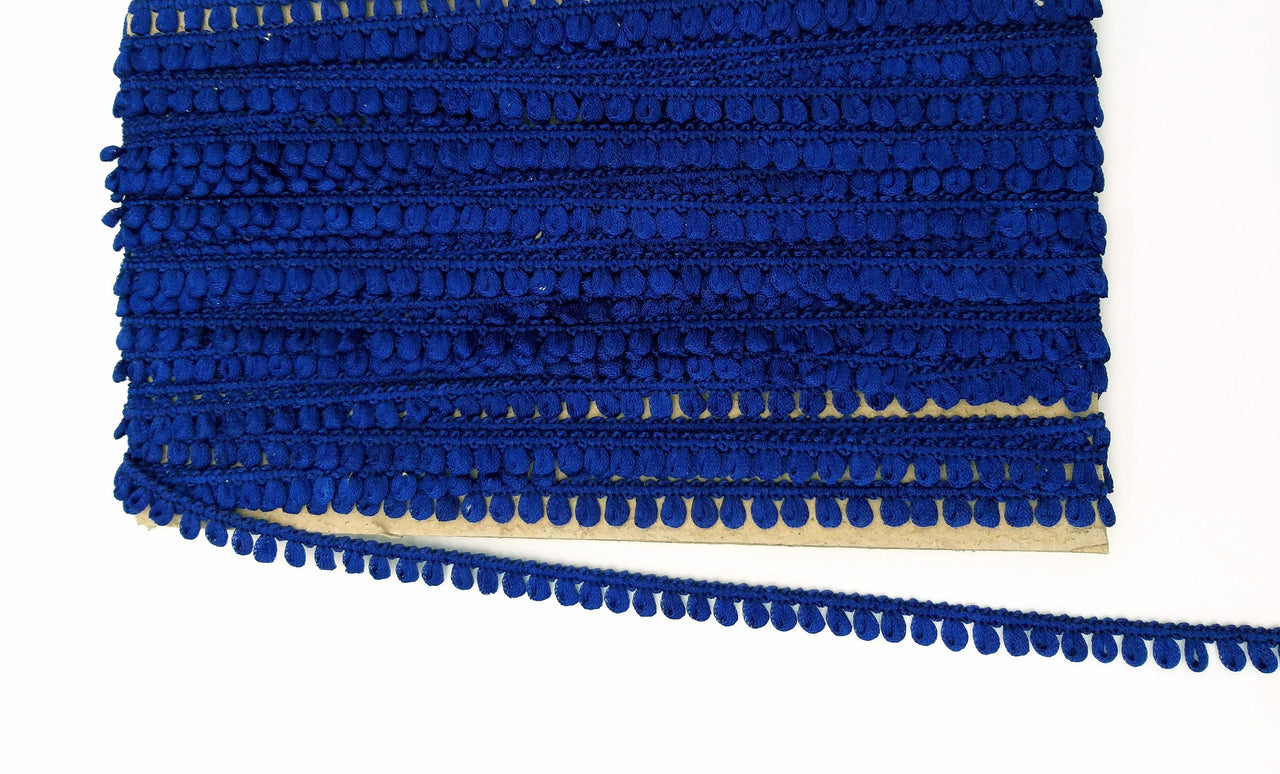 Dark Blue Thread Lace, 9 Yards, Embroidery Lace Trims