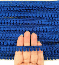 Thumbnail for Dark Blue Thread Lace, 9 Yards, Embroidery Lace Trims