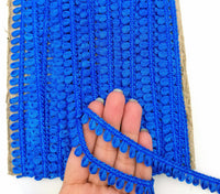 Thumbnail for Royal Blue Thread Lace, 9 Yards, Embroidery Lace Trims