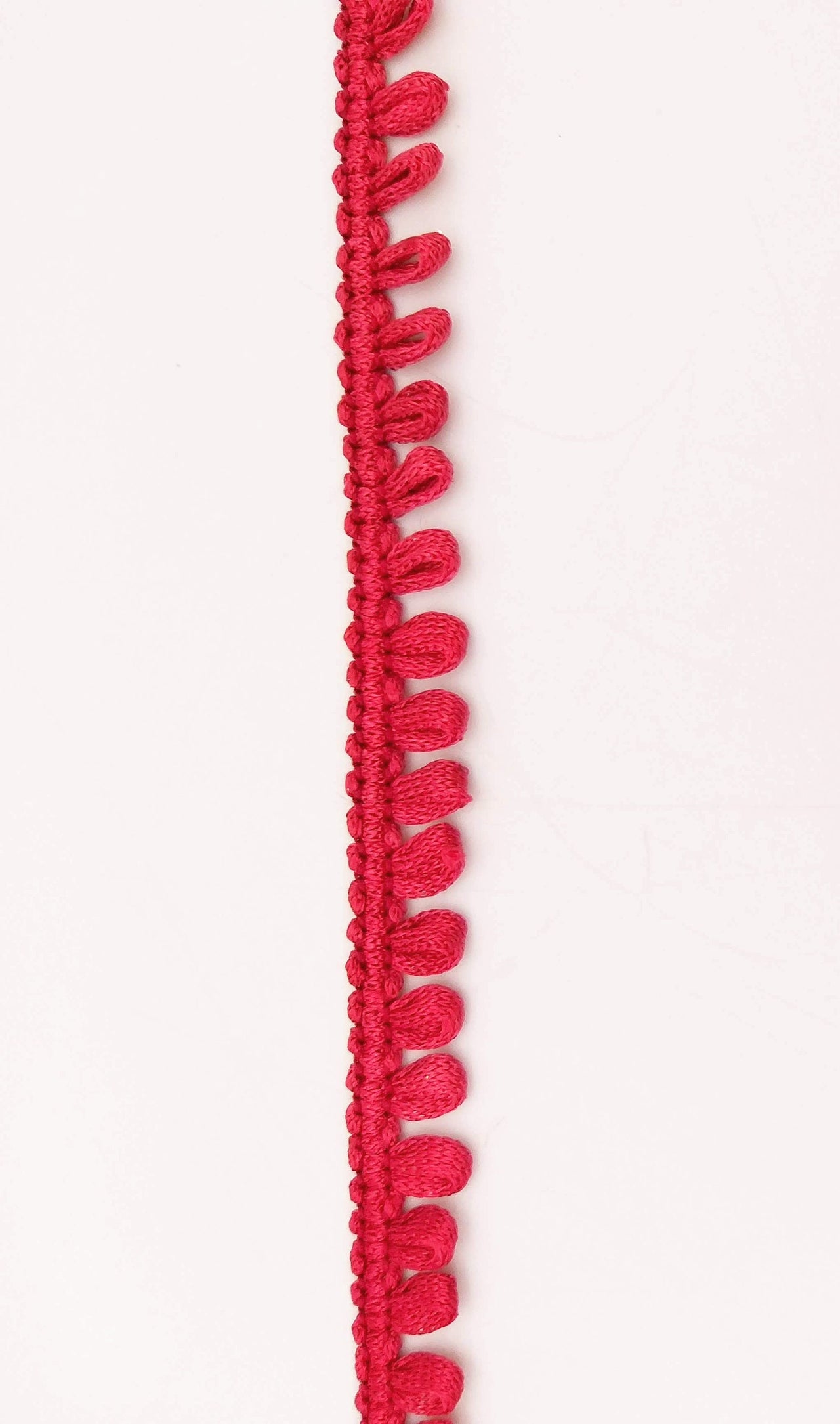 Brick Red Thread Lace, 9 Yards, Embroidery Lace Trims