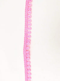 Thumbnail for Carnation Pink Thread Lace, 9 Yards, Embroidery Lace Trims