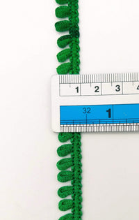 Thumbnail for Green Two Tone Thread Lace, 9 Yards, Embroidery Lace Trims