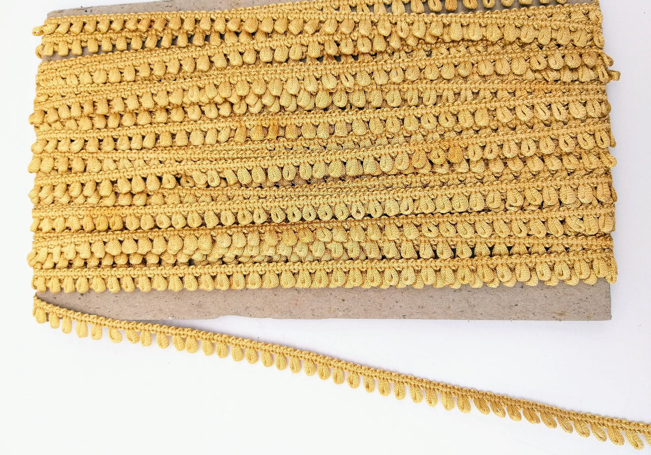 Beige Thread Lace, 9 Yards, Embroidery Lace Trims