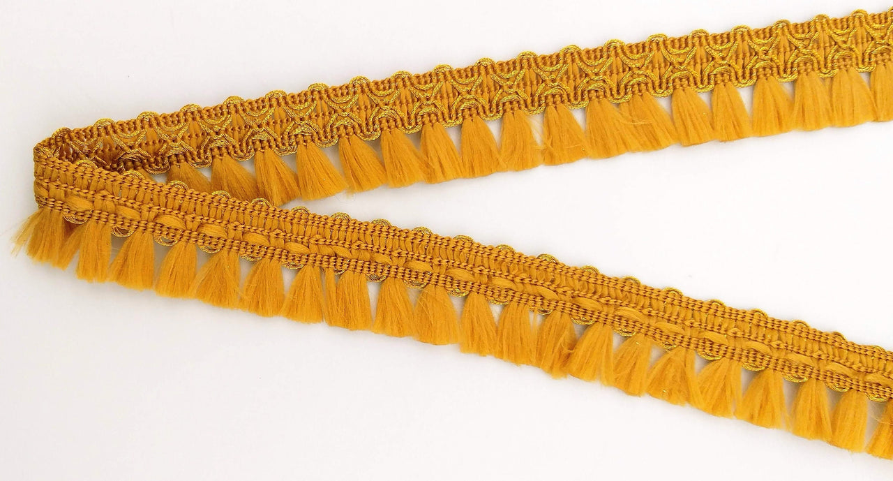 Brown Tassels Trim Fringe Trim, Sari Trim, Sari Lace