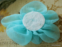 Thumbnail for Blue Tissue Fabric Flower Applique