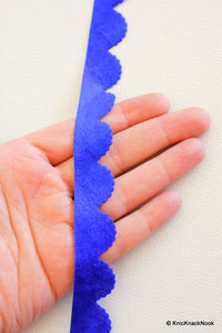 Thumbnail for Wholesale Soft Blue Scallop Lace Trim, Approx. 20mm