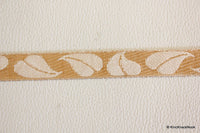 Thumbnail for Wholesale Beige And Gold Embroidery Lace Trim, Approx. 16mm Wide - 140316L49