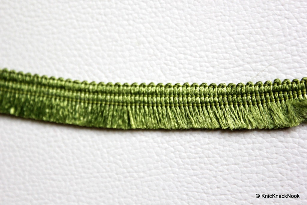 Wholesale Green Thread Tassels 9 Yards Trim, Approx. 15mm Wide