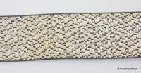 Thumbnail for Wholesale Black And Silver, Gold Shimmer Lace Trim, Approx. 43mm wide